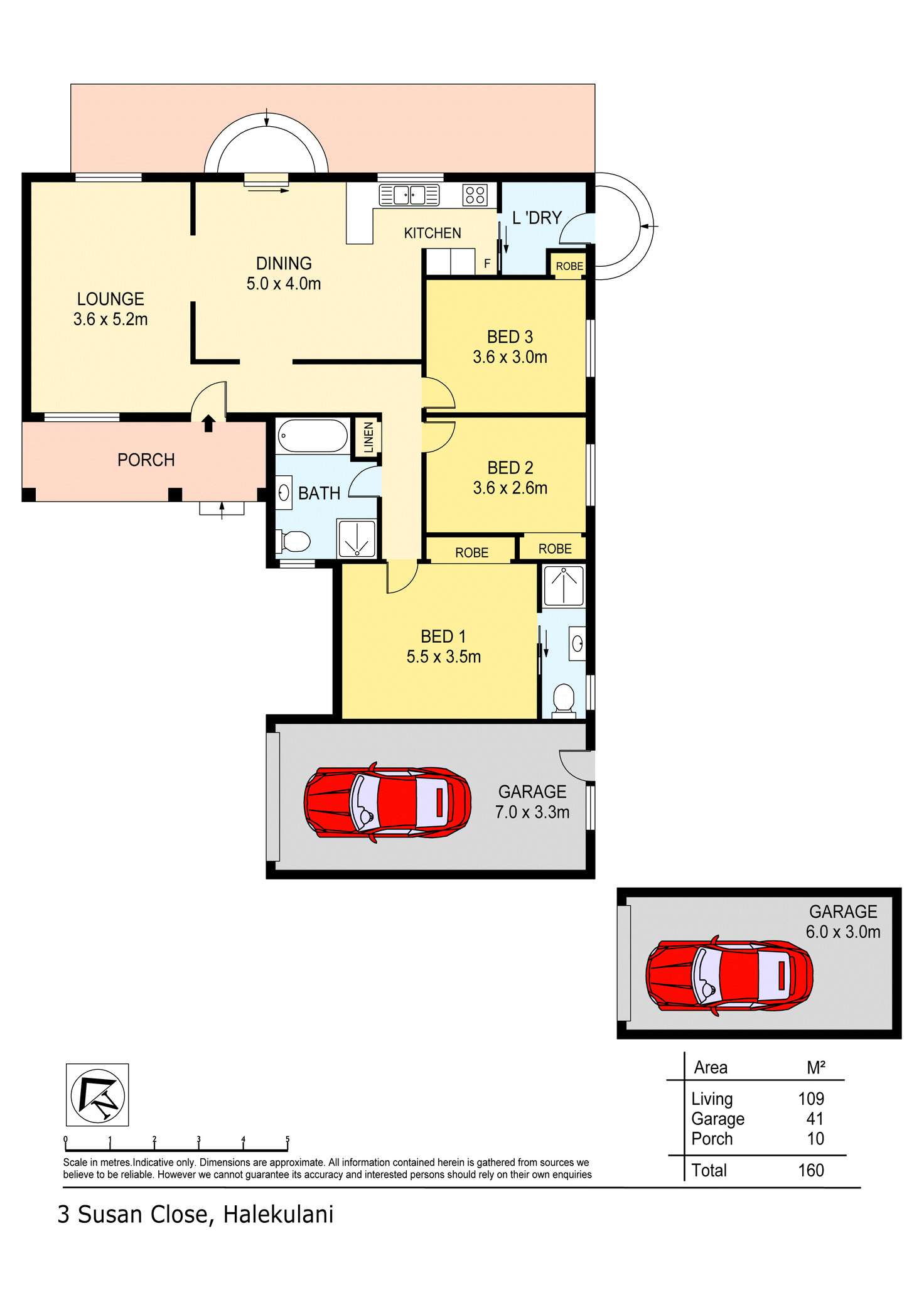 Floorplan of Homely house listing, 3 Susan Close, Halekulani NSW 2262