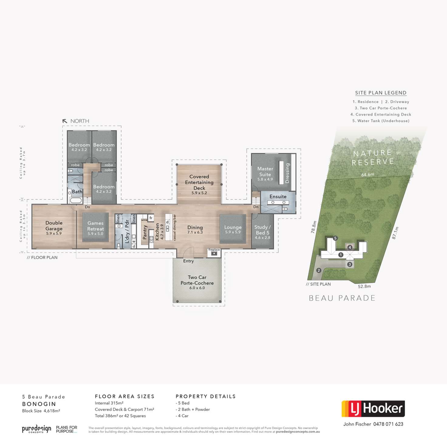 Floorplan of Homely house listing, 5 Beau Parade, Bonogin QLD 4213