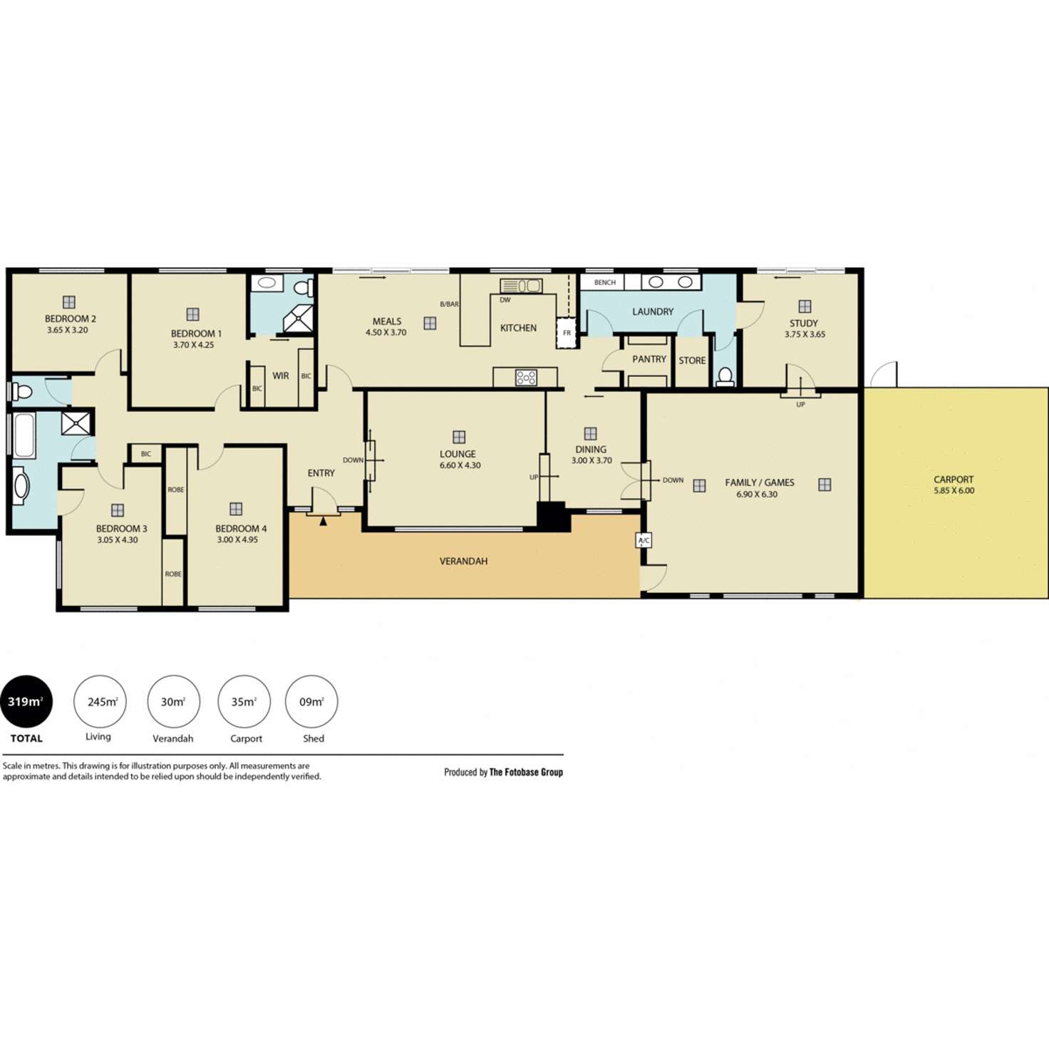 Floorplan of Homely house listing, 26 Ferrier Avenue, Fairview Park SA 5126