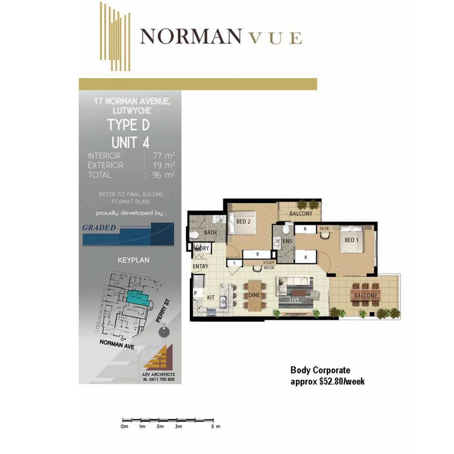 Floorplan of Homely apartment listing, 4/15 Norman Avenue, Lutwyche QLD 4030