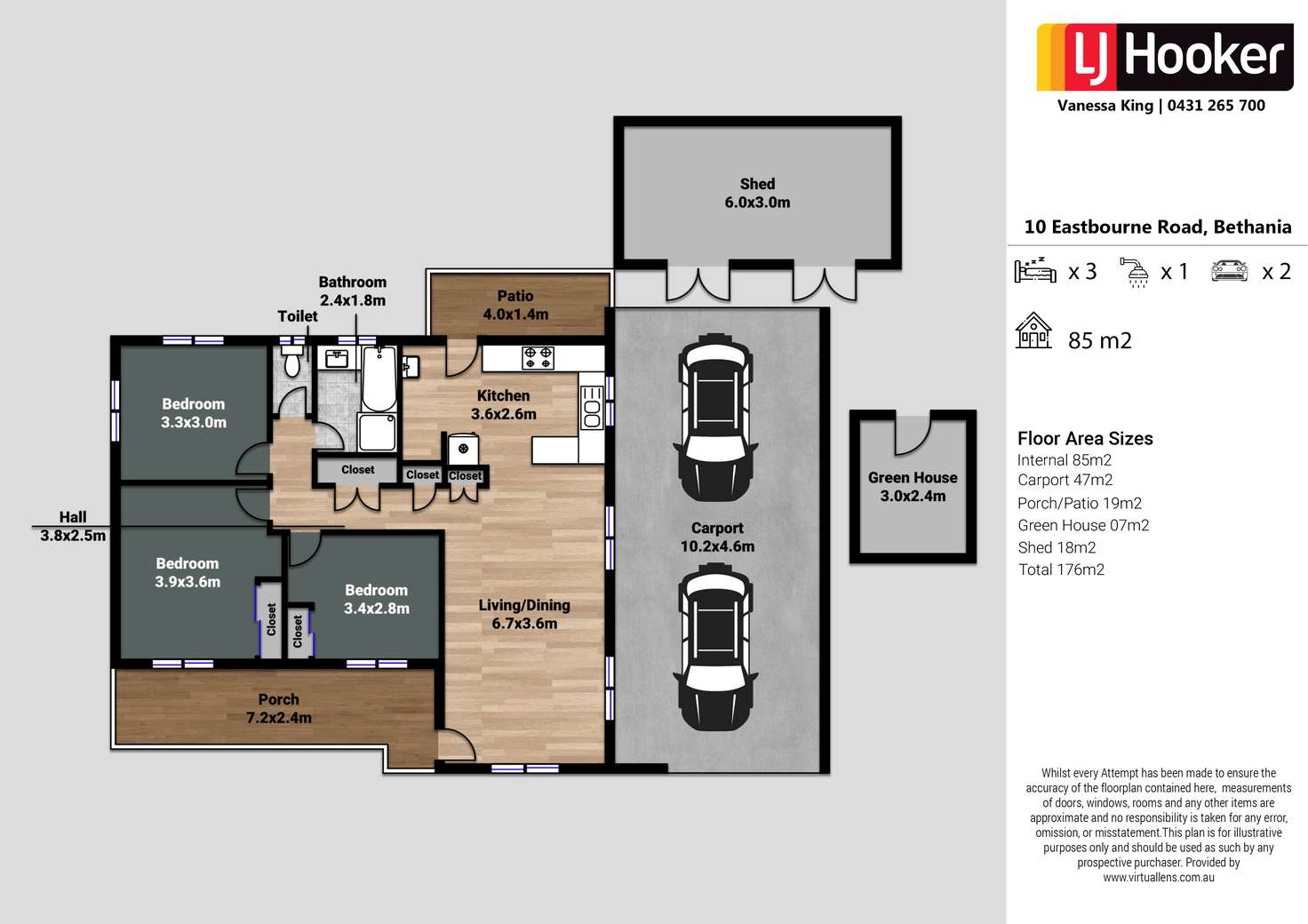 Floorplan of Homely house listing, 10 Eastbourne Road, Bethania QLD 4205