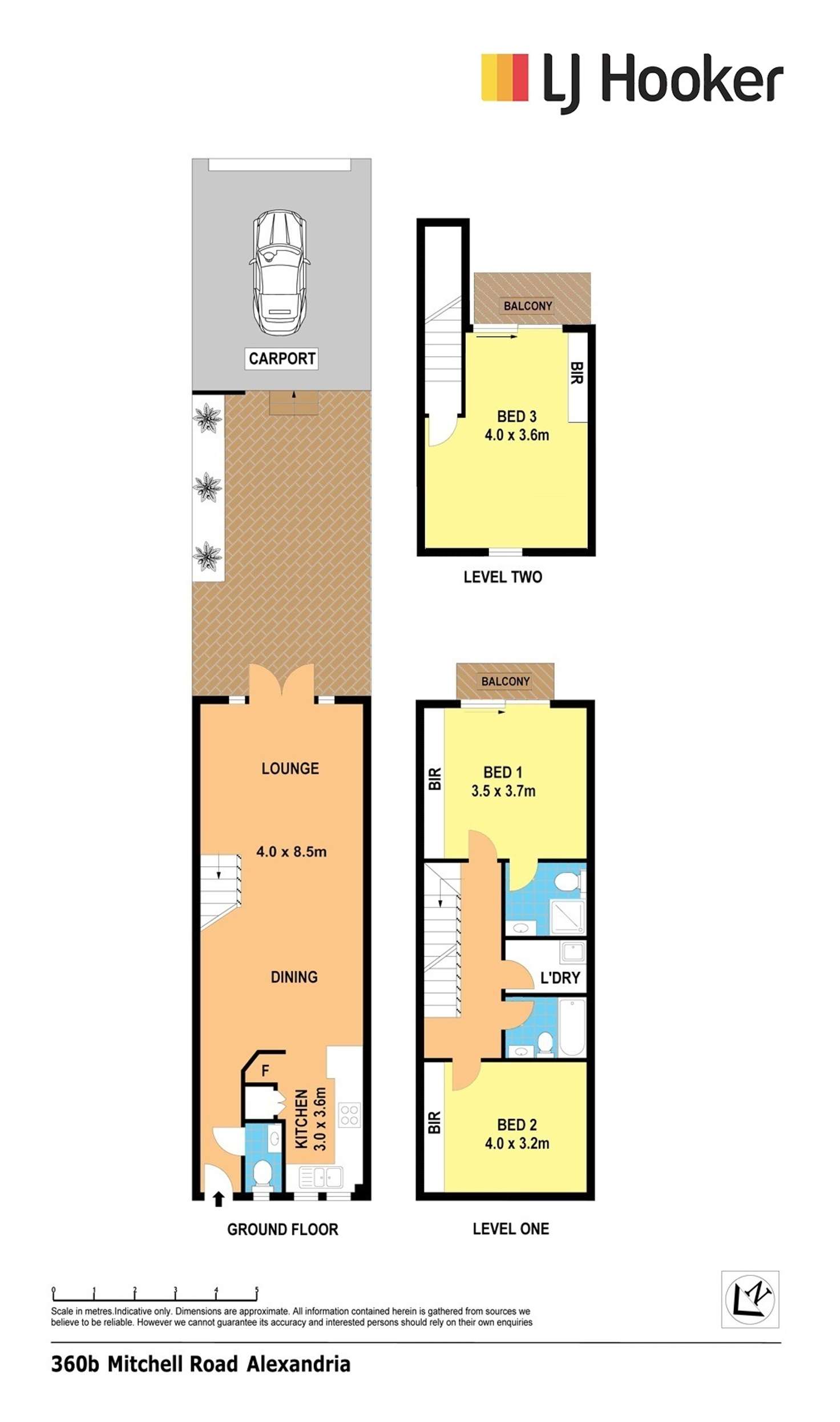 Floorplan of Homely house listing, 360B Mitchell Road, Alexandria NSW 2015