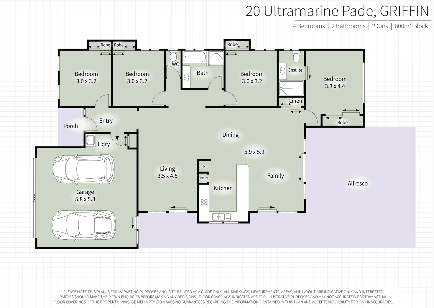 Floorplan of Homely house listing, 20 Ultramarine Parade, Griffin QLD 4503