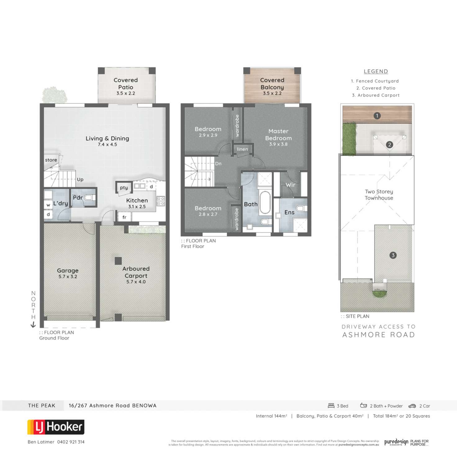 Floorplan of Homely townhouse listing, 16/267 Ashmore Road, Benowa QLD 4217