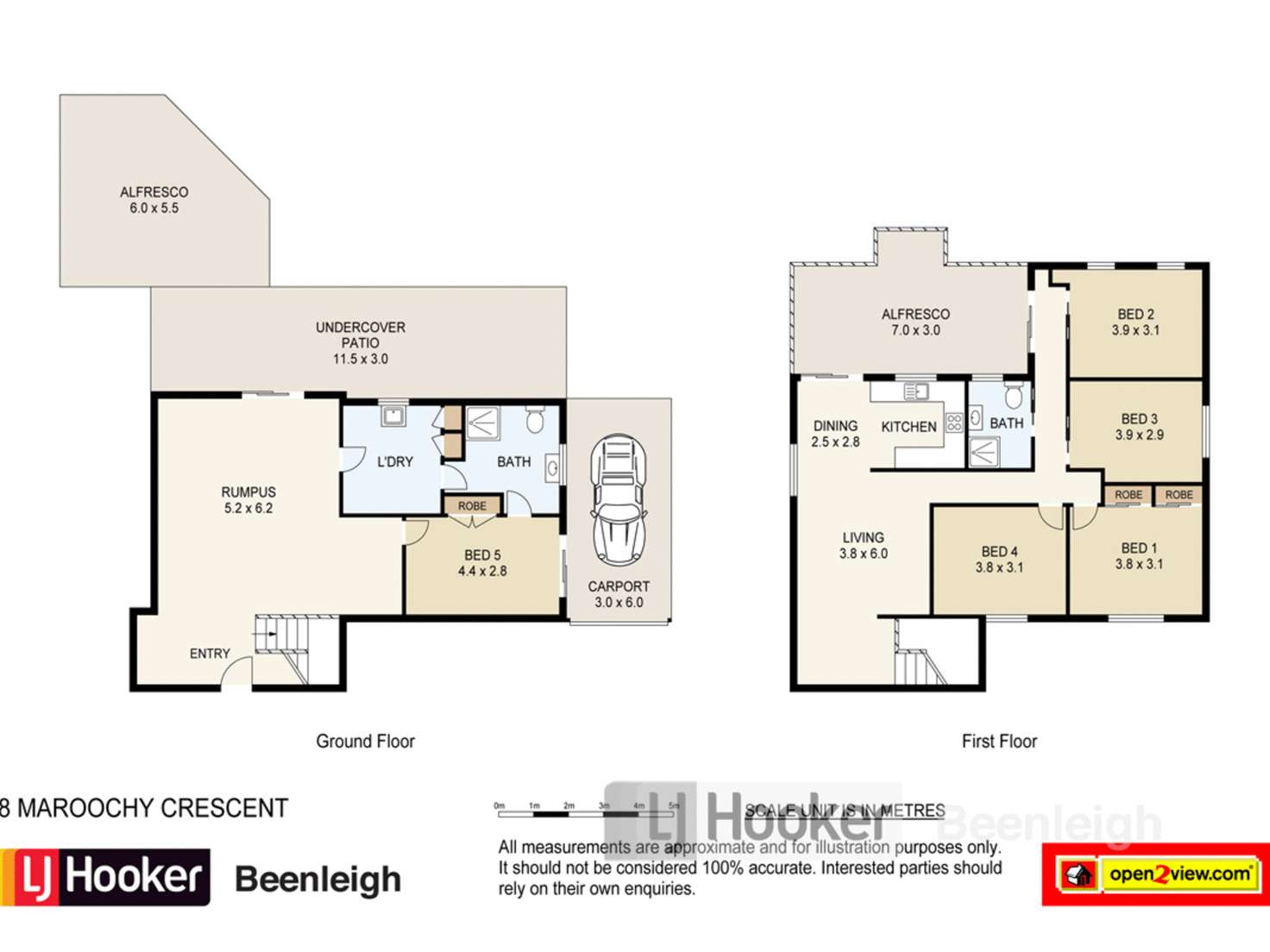 Floorplan of Homely house listing, 8 Maroochy Crescent, Beenleigh QLD 4207