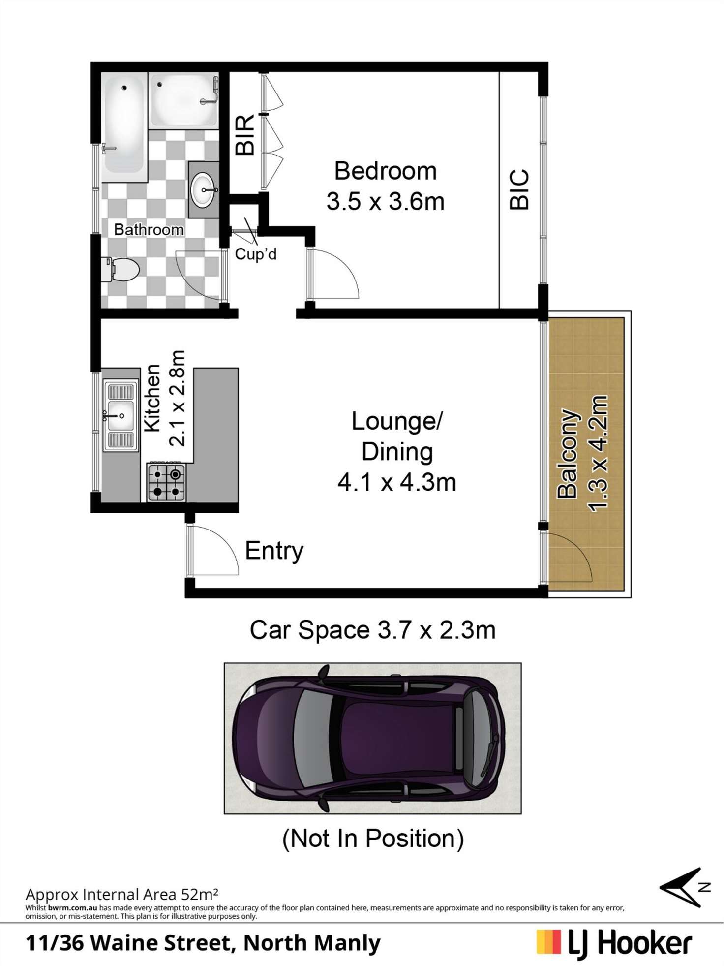 Floorplan of Homely apartment listing, 11/36 Waine Street, Freshwater NSW 2096