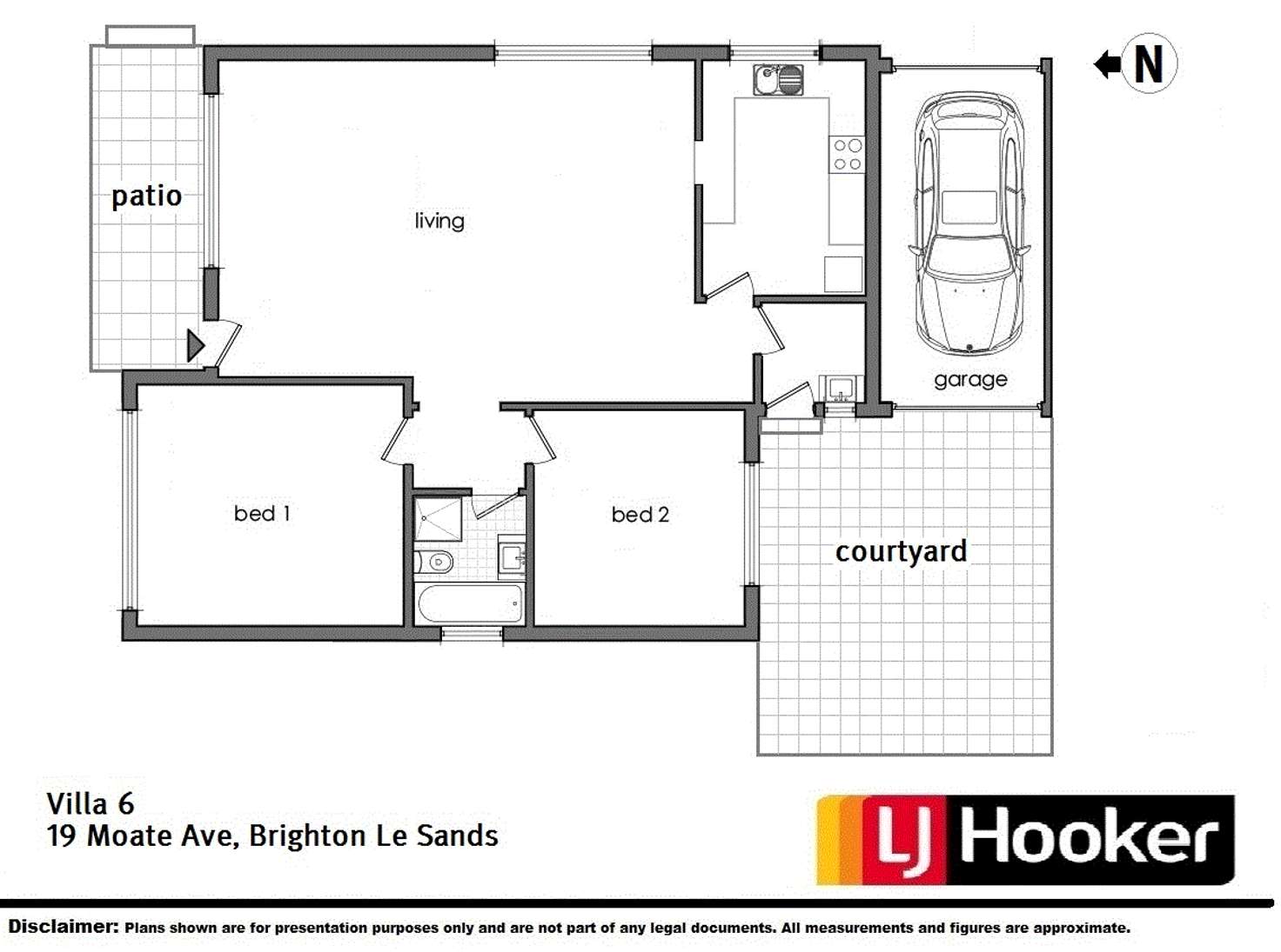 Floorplan of Homely villa listing, 6/19 Moate Avenue, Brighton-le-sands NSW 2216