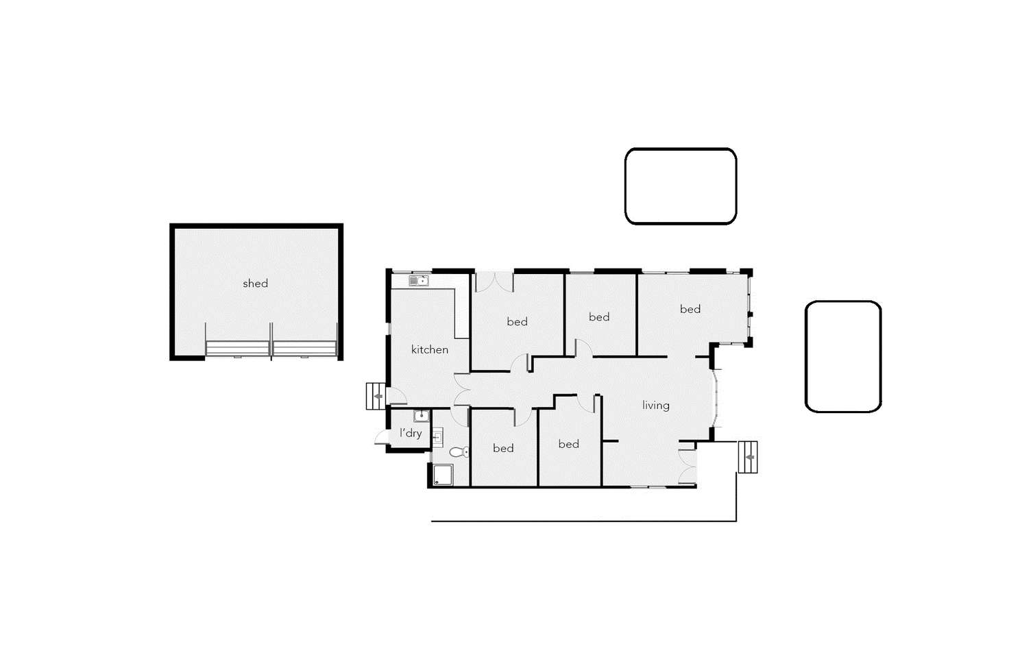 Floorplan of Homely house listing, 13 Anderson Street, Manunda QLD 4870