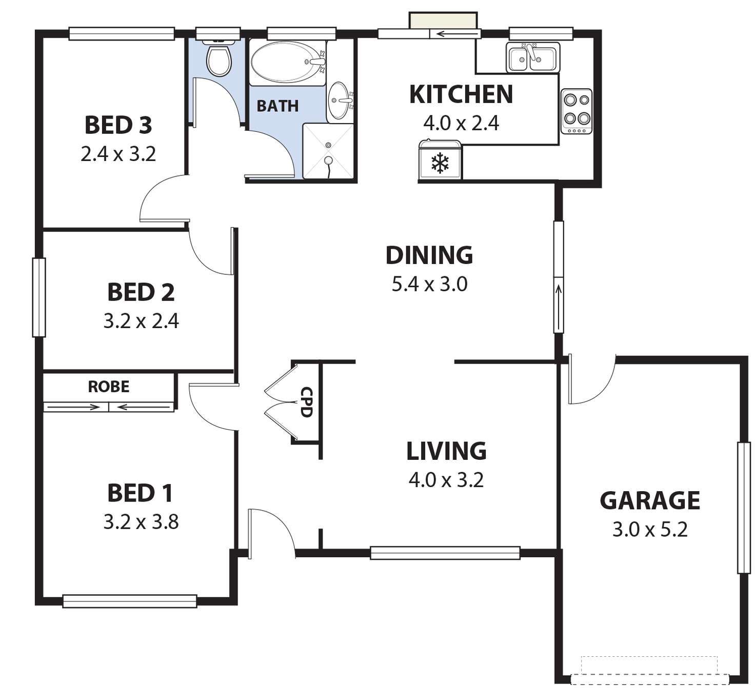 Floorplan of Homely house listing, 13 Burdekin Drive, Albion Park NSW 2527