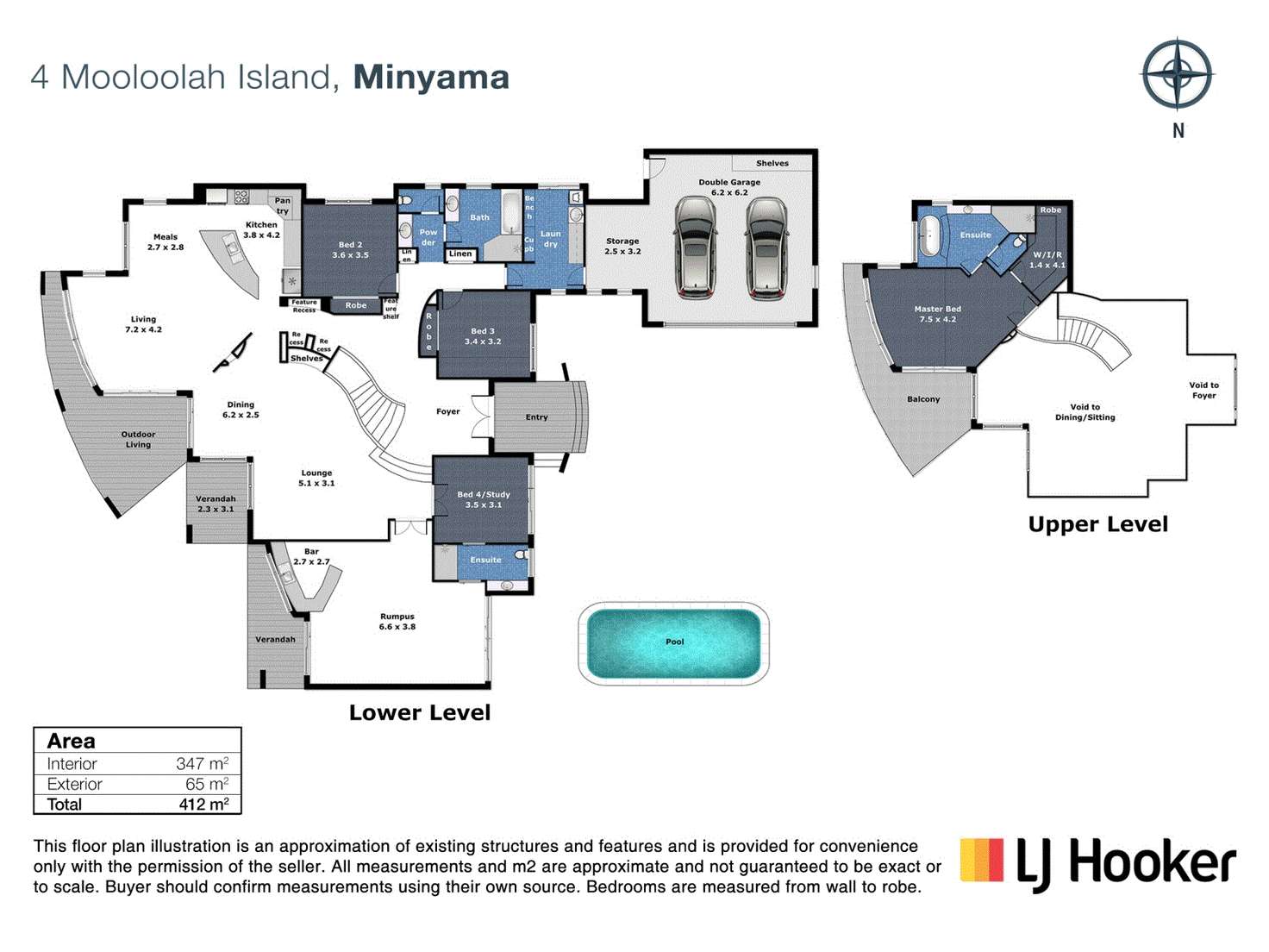 Floorplan of Homely house listing, 4 Mooloolah Island, Minyama QLD 4575