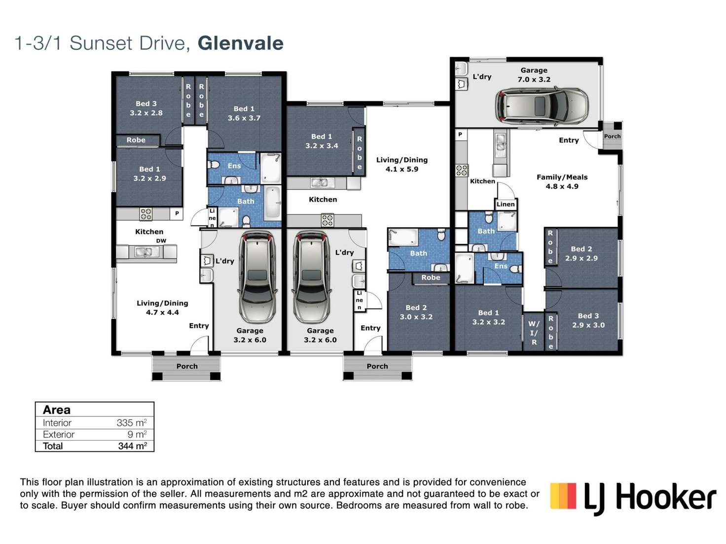 Floorplan of Homely blockOfUnits listing, 1 Sunset Drive, Glenvale QLD 4350