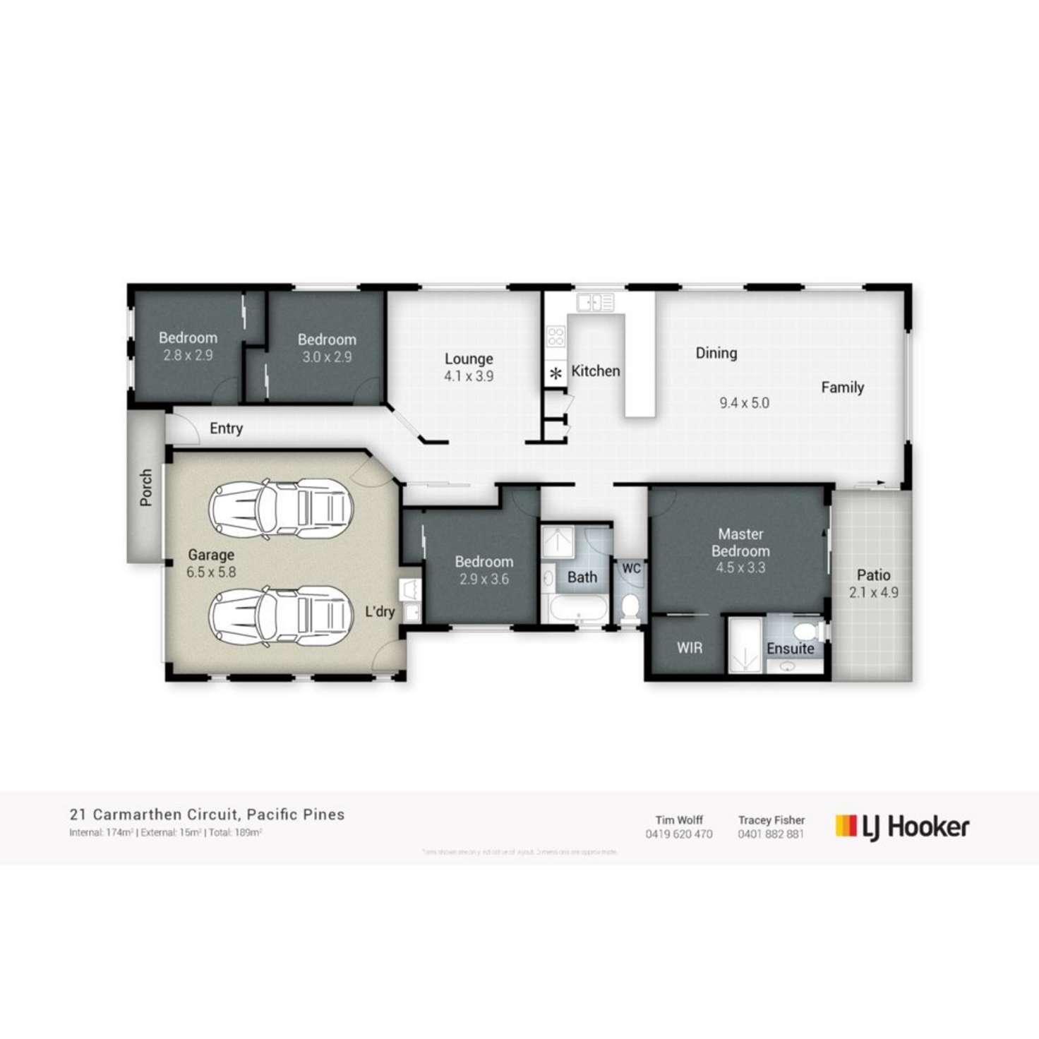 Floorplan of Homely house listing, 21 Carmarthen Circuit, Pacific Pines QLD 4211