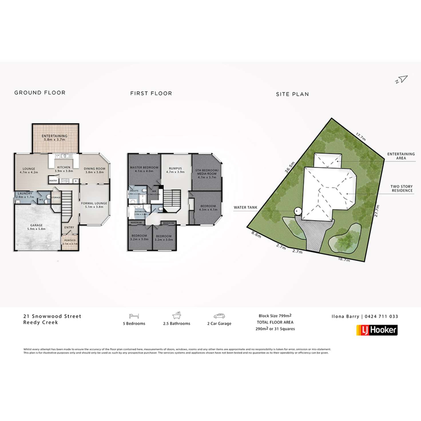 Floorplan of Homely house listing, 21 Snowwood Street, Reedy Creek QLD 4227