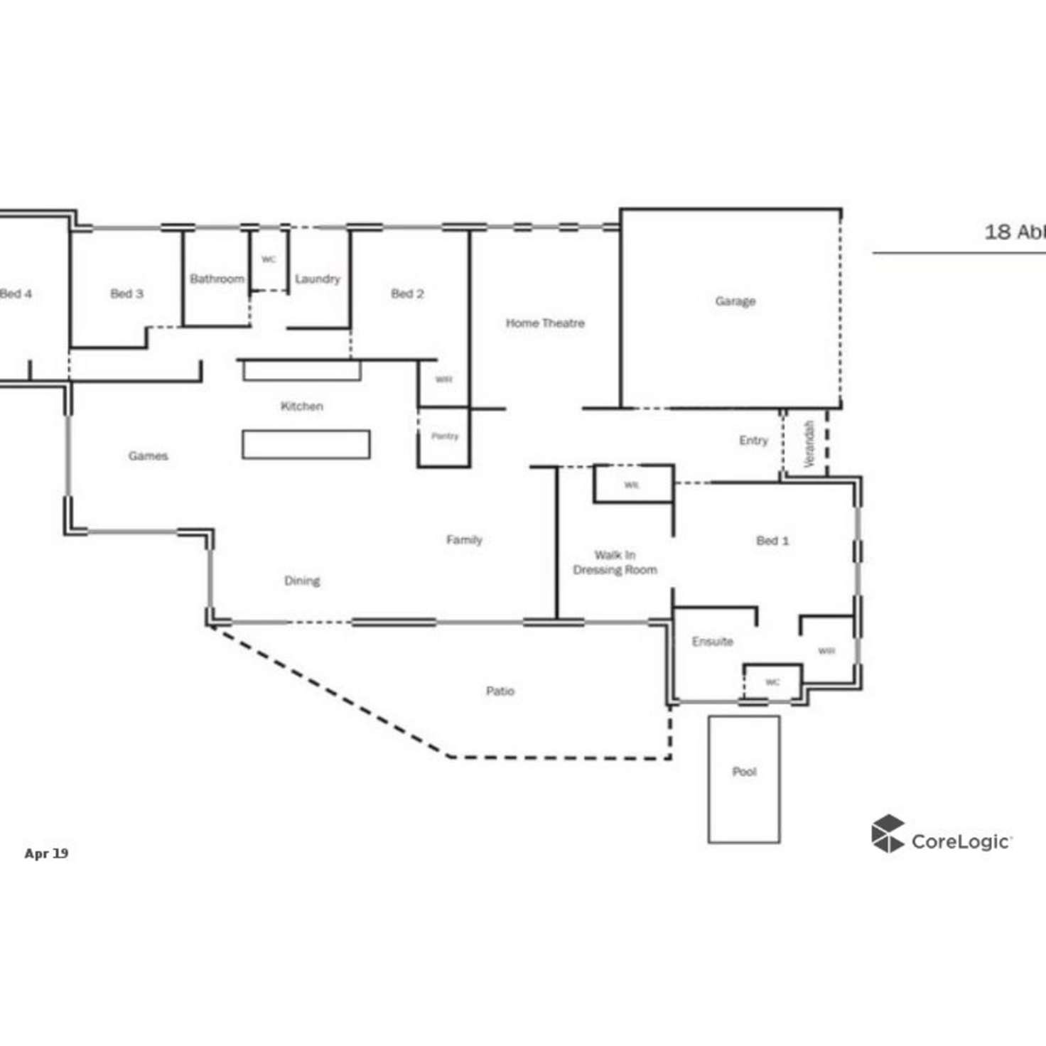 Floorplan of Homely house listing, 18 Abbeytown Circle, Waikiki WA 6169