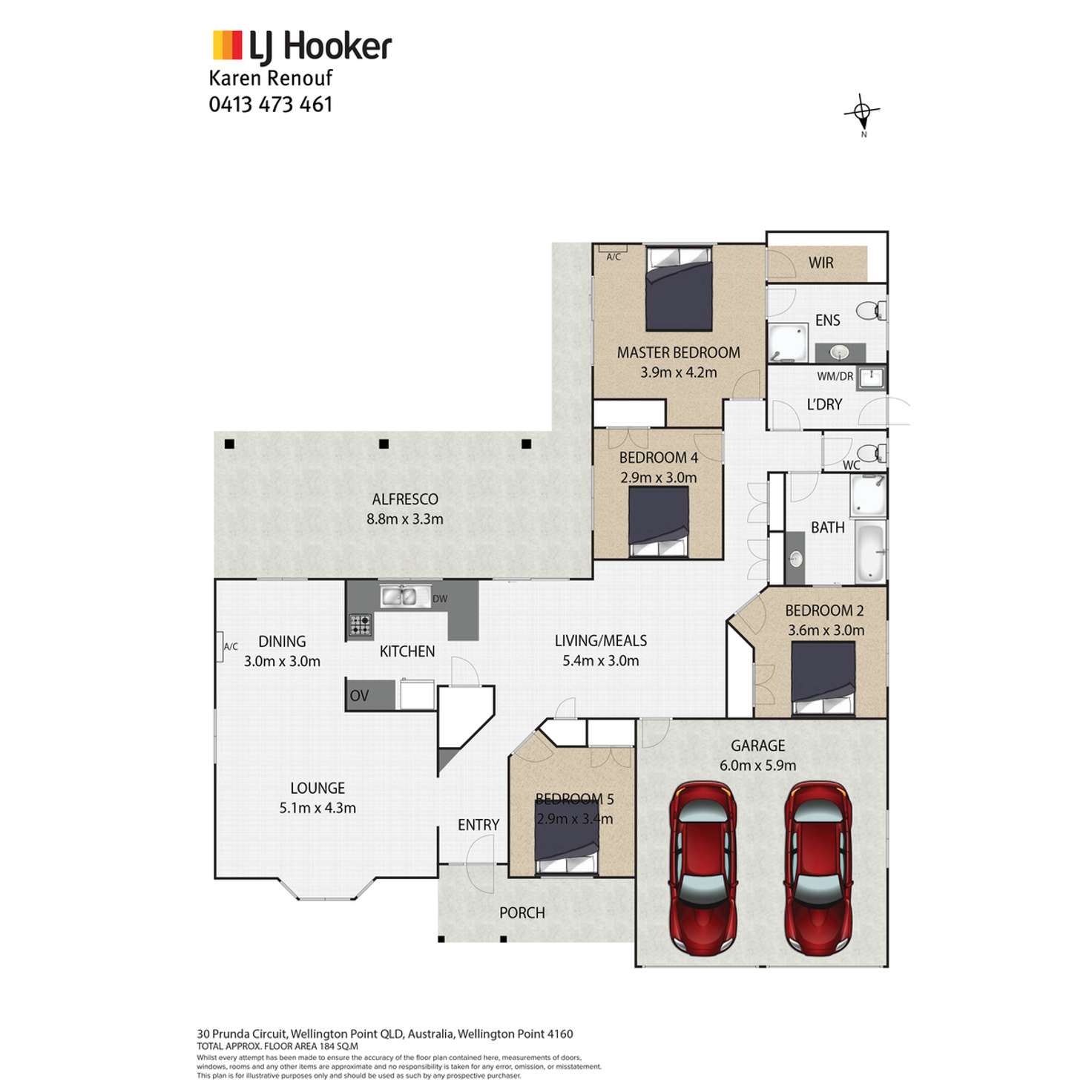 Floorplan of Homely house listing, 30 Prunda Circuit, Wellington Point QLD 4160