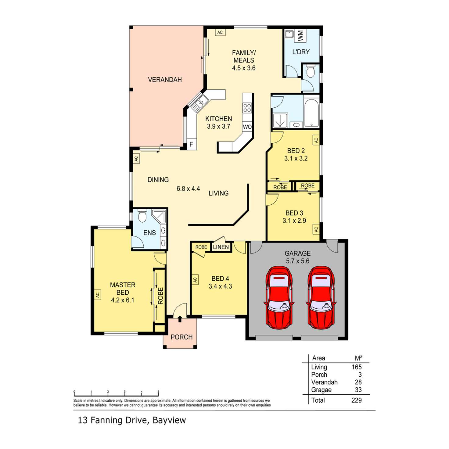 Floorplan of Homely house listing, 13 Fanning Drive, Bayview NT 820