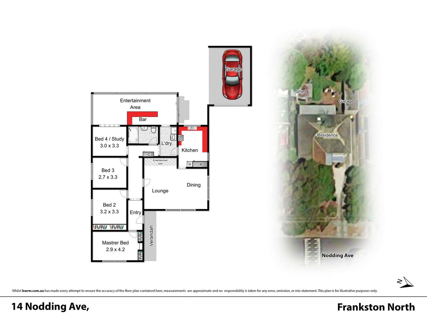 Floorplan of Homely house listing, 14 Nodding Avenue, Frankston North VIC 3200