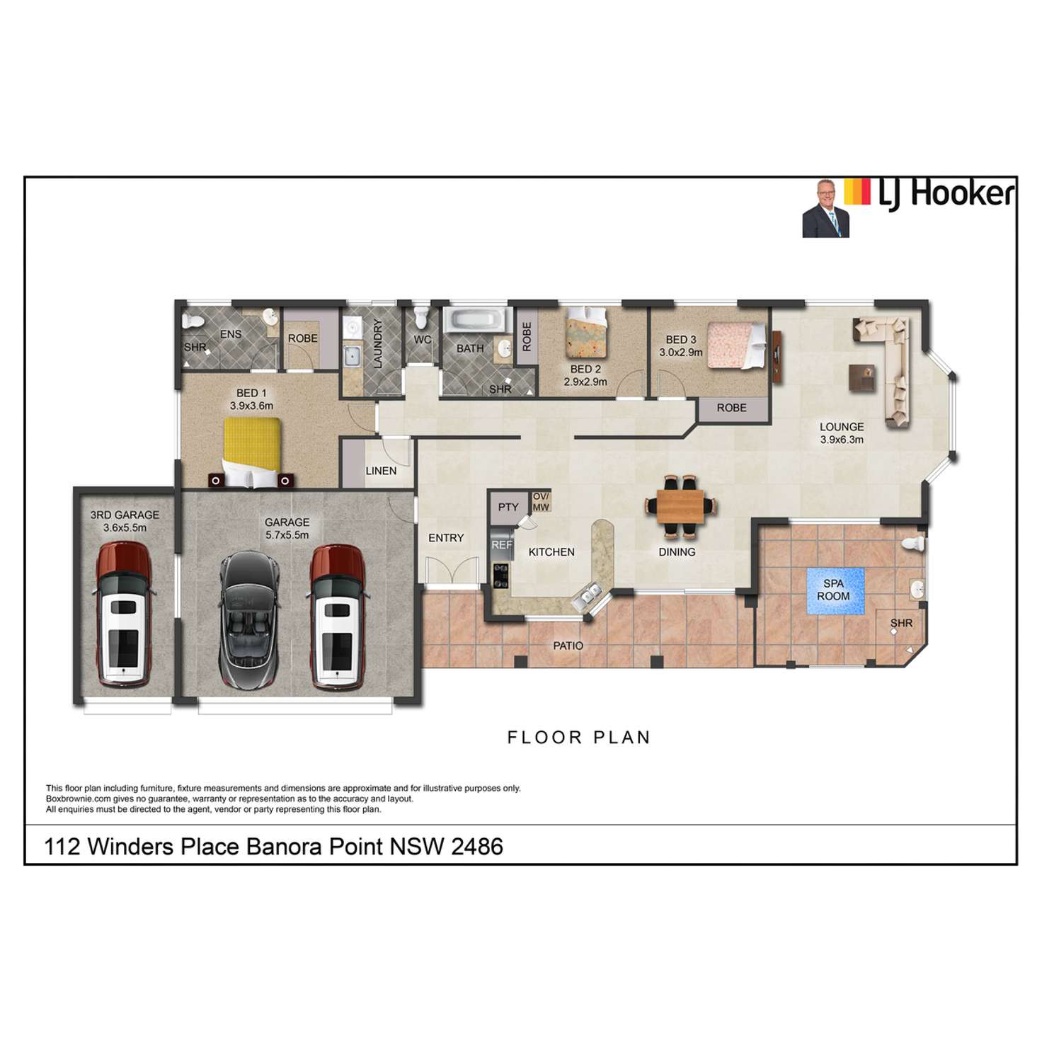 Floorplan of Homely house listing, 112 Winders Place, Banora Point NSW 2486