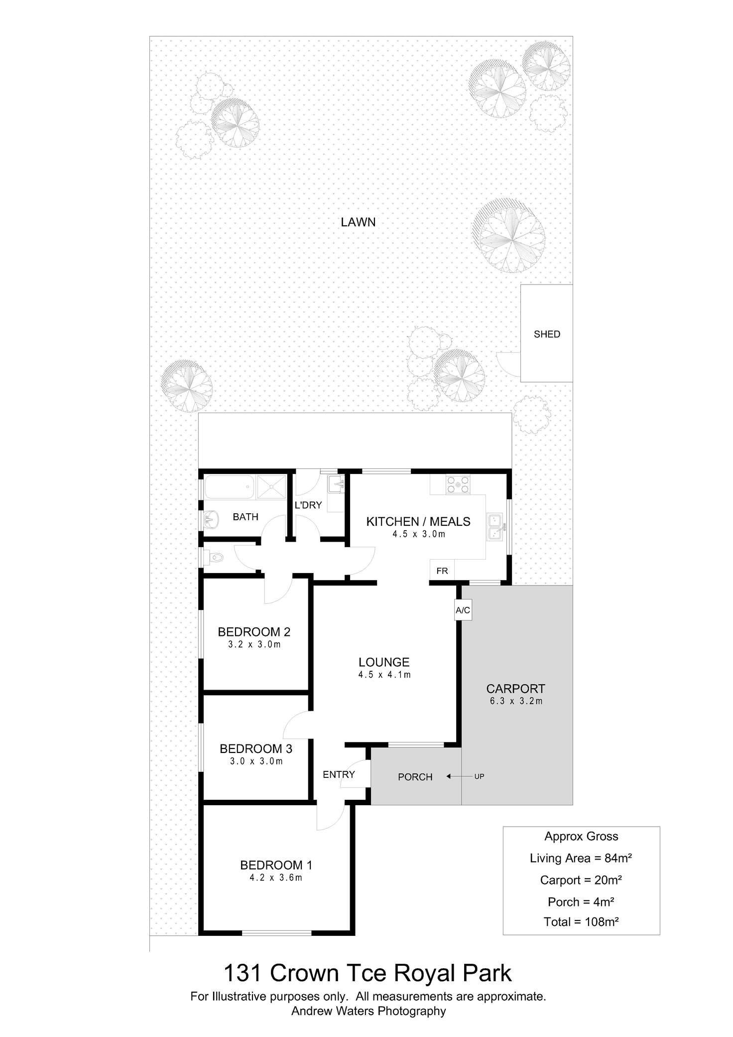 Floorplan of Homely house listing, 131 Crown Terrace, Royal Park SA 5014