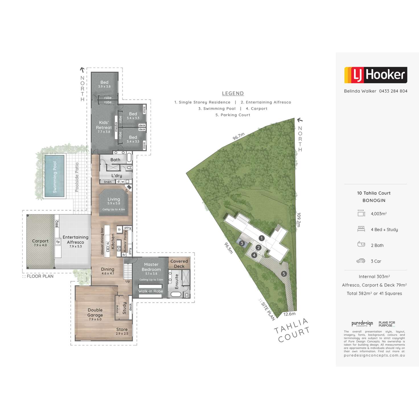 Floorplan of Homely house listing, 10 Tahlia Court, Bonogin QLD 4213