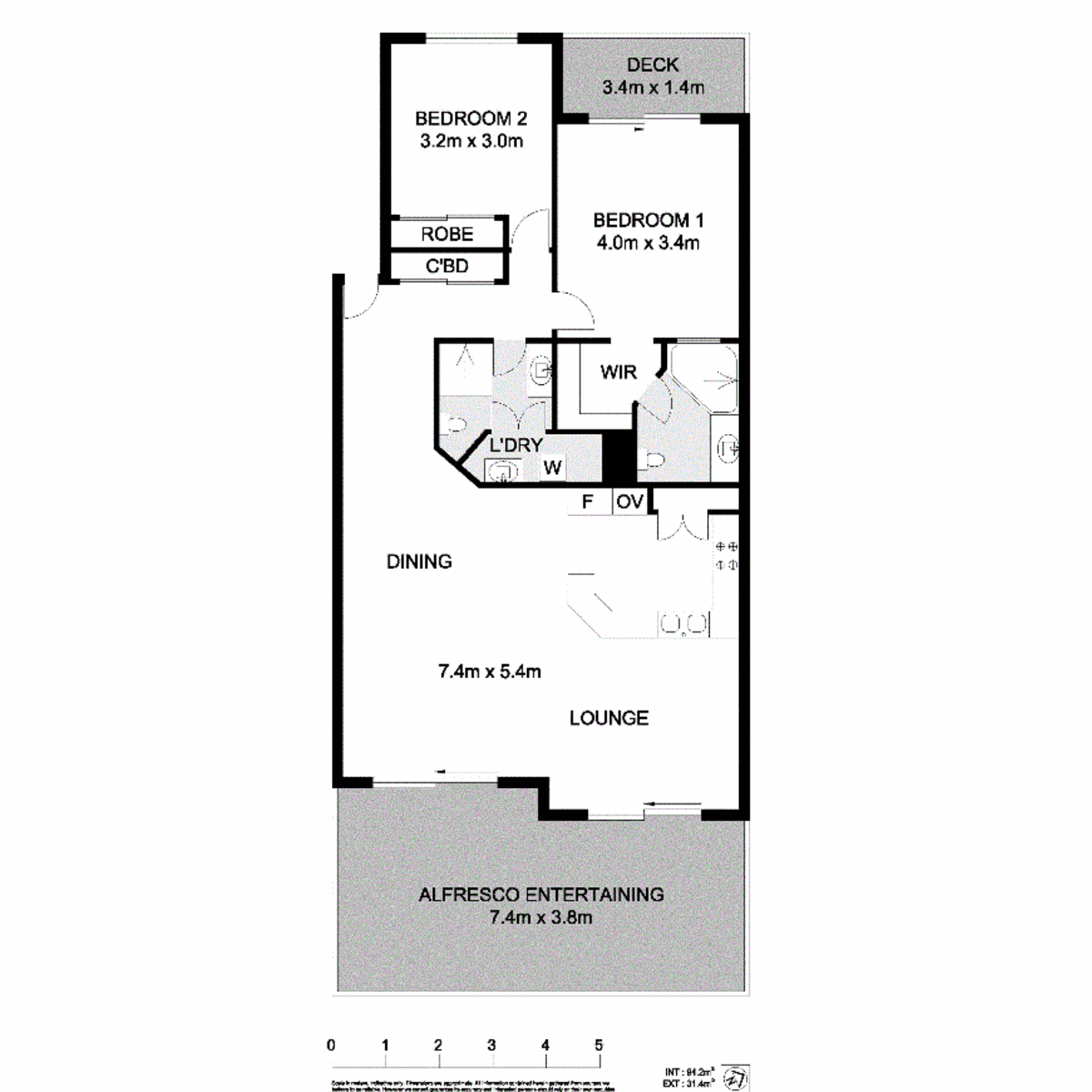 Floorplan of Homely unit listing, 38/20-21 Pacific Parade, Yamba NSW 2464