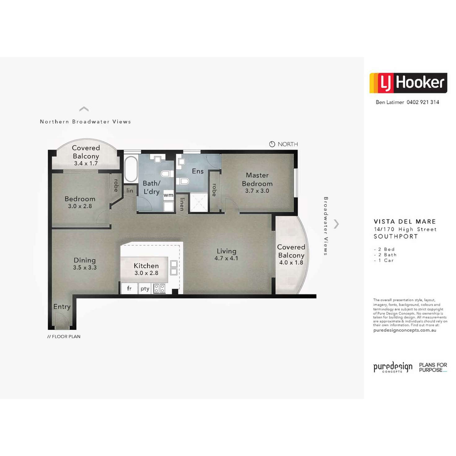 Floorplan of Homely unit listing, 14/170 High Street, Southport QLD 4215