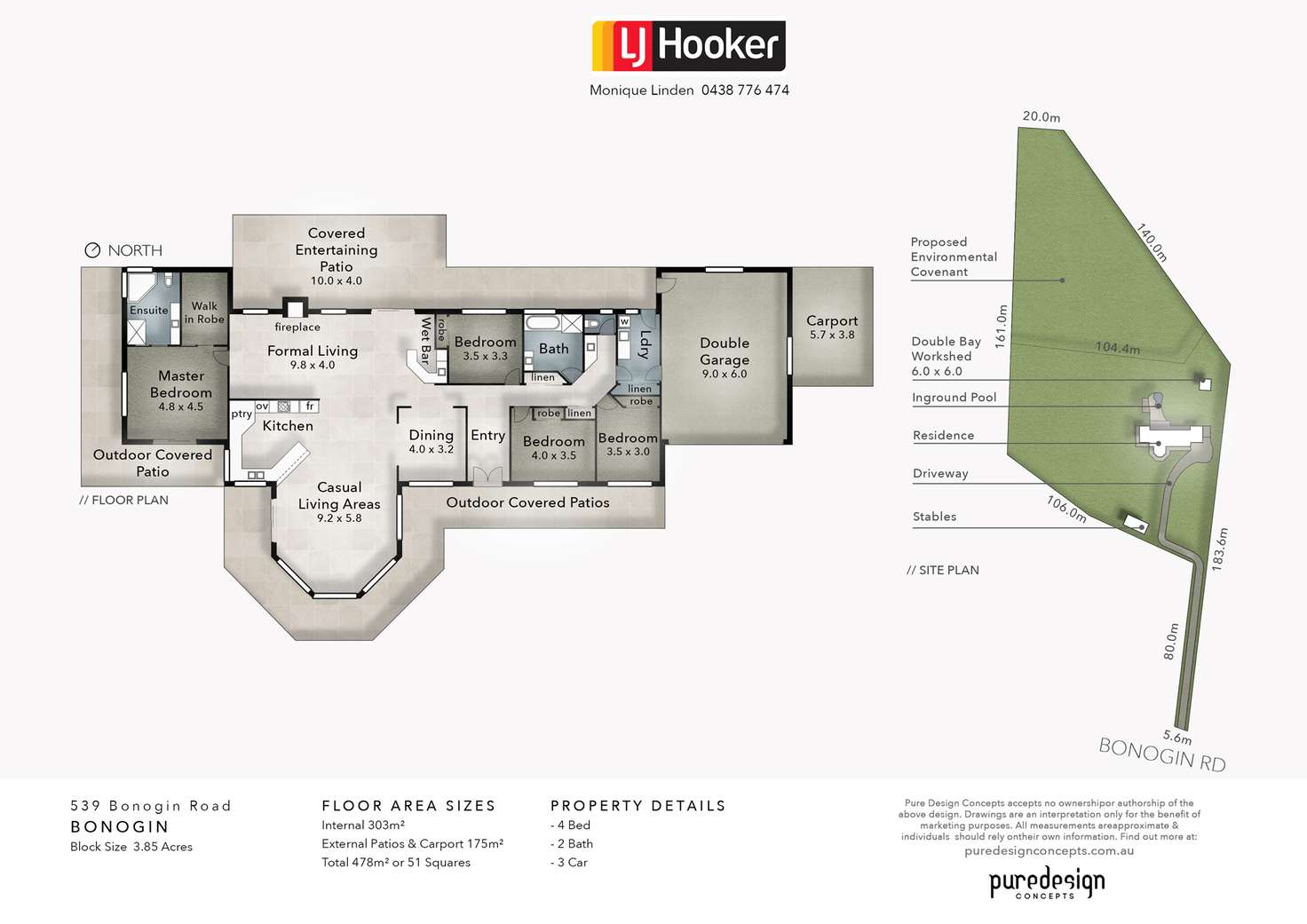 Floorplan of Homely house listing, 539 Bonogin Road, Bonogin QLD 4213