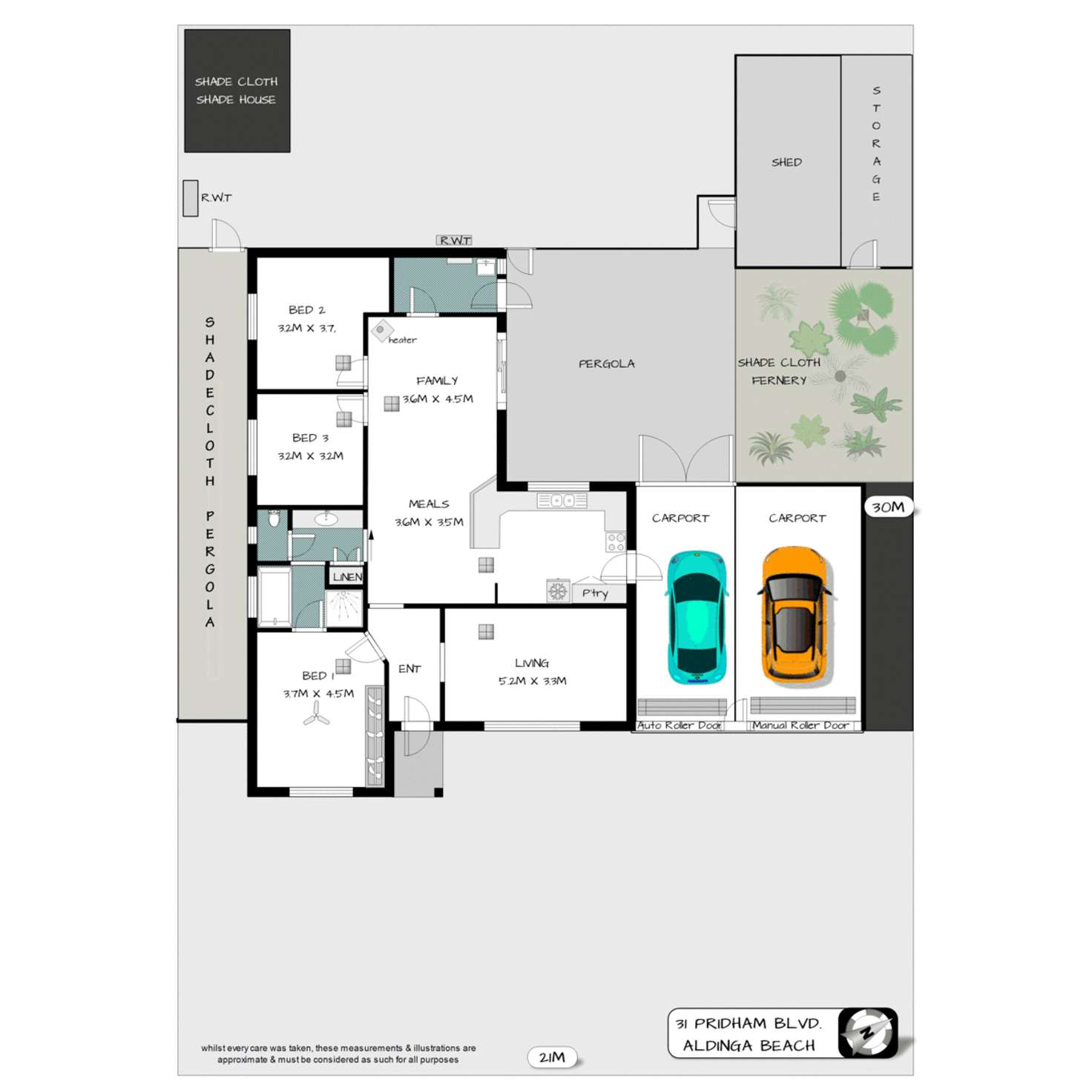 Floorplan of Homely house listing, 31 Pridham Boulevard, Aldinga Beach SA 5173