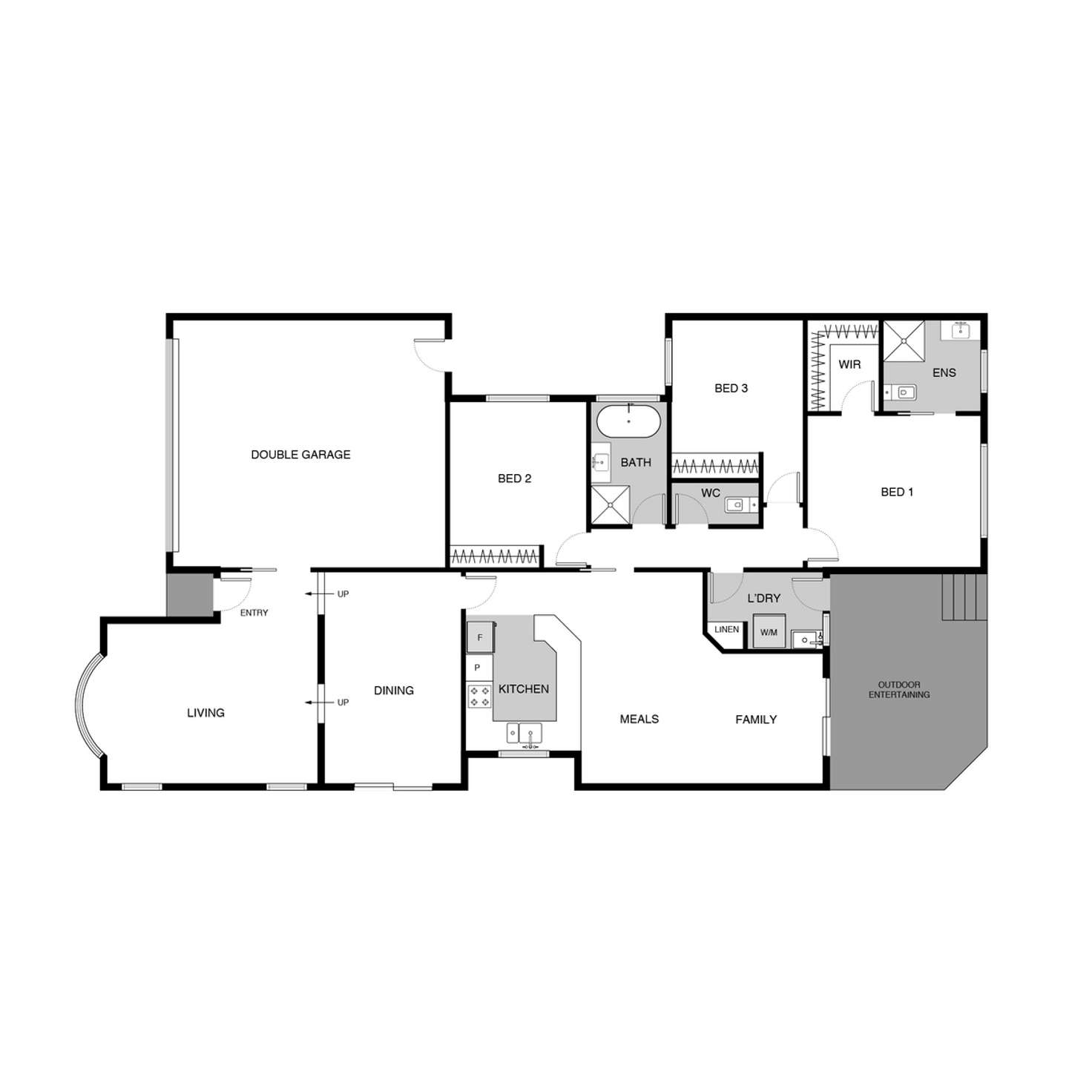 Floorplan of Homely townhouse listing, 17/12 Daley Crescent, Fraser ACT 2615