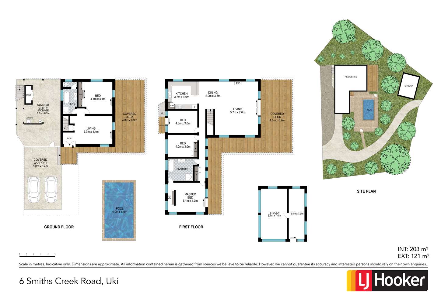 Floorplan of Homely house listing, 6 Smiths Creek Road, Uki NSW 2484