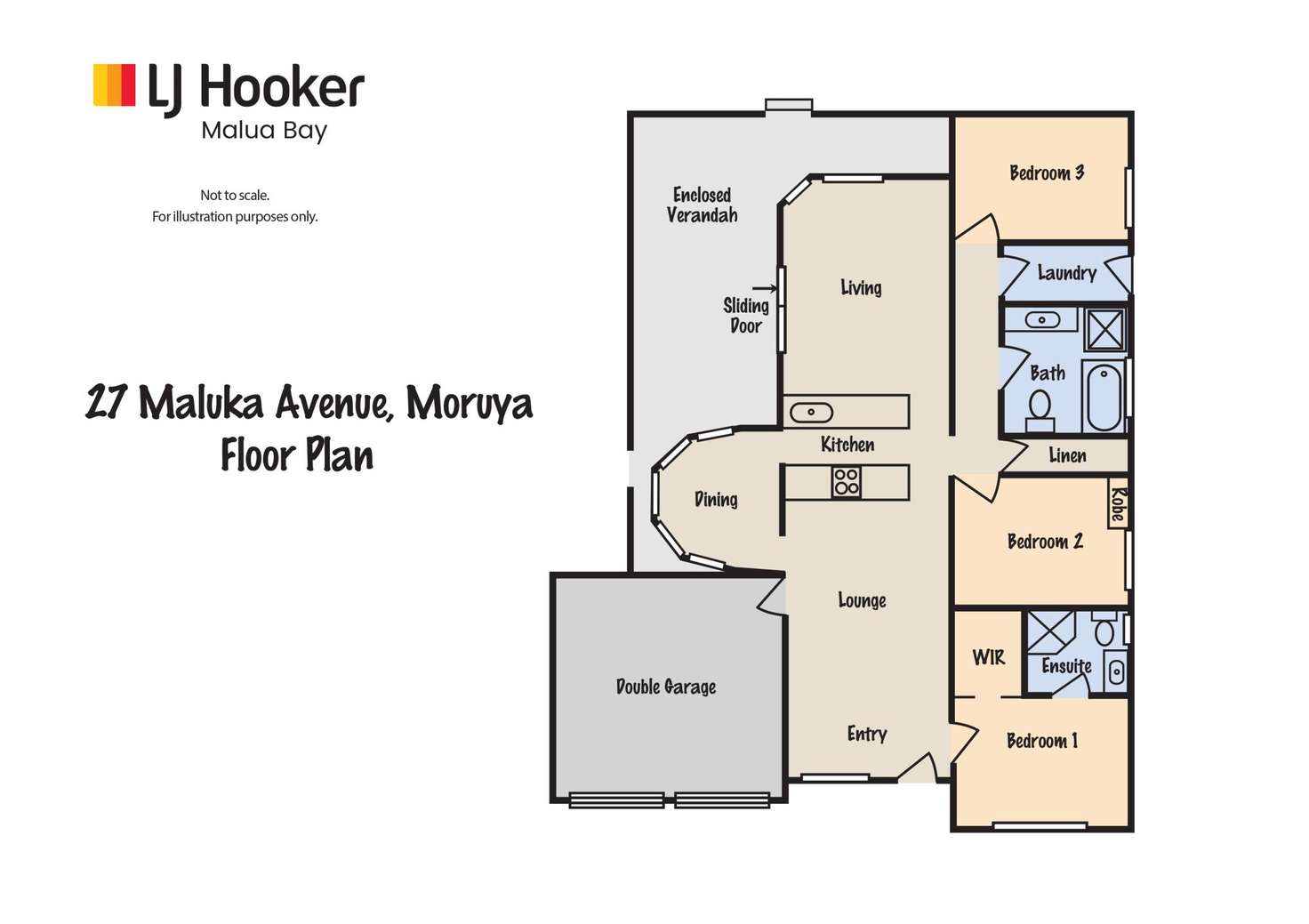 Floorplan of Homely house listing, 27 Maluka Avenue, Moruya NSW 2537