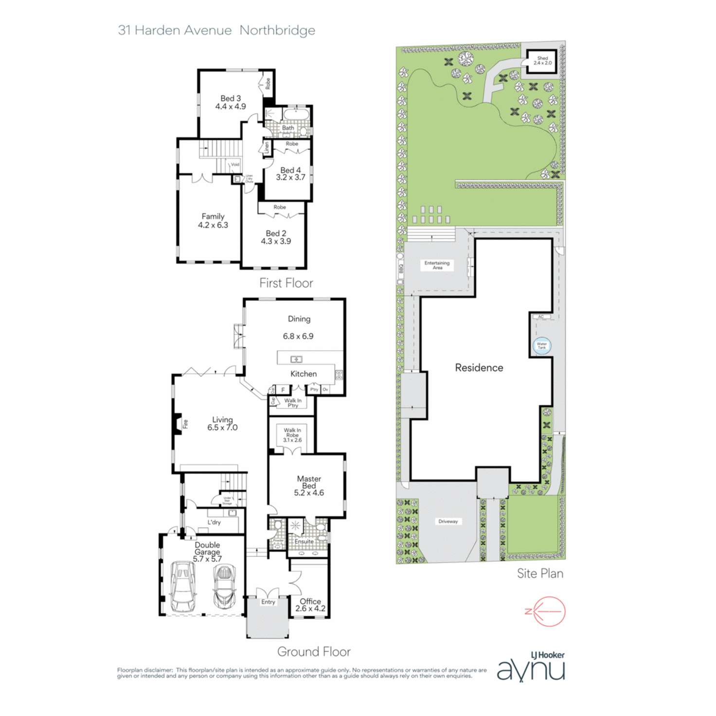 Floorplan of Homely house listing, 31 Harden Avenue, Northbridge NSW 2063