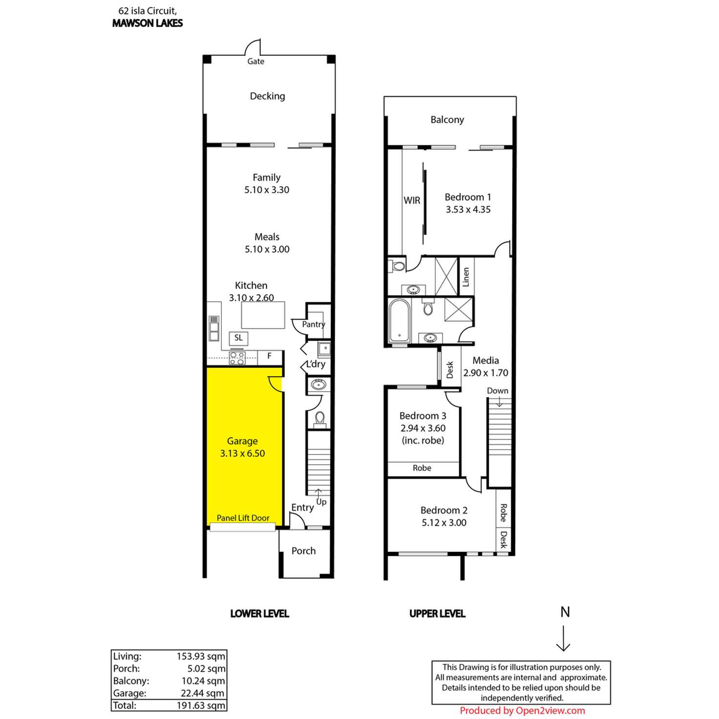 Floorplan of Homely house listing, 62 Isla Circuit, Mawson Lakes SA 5095