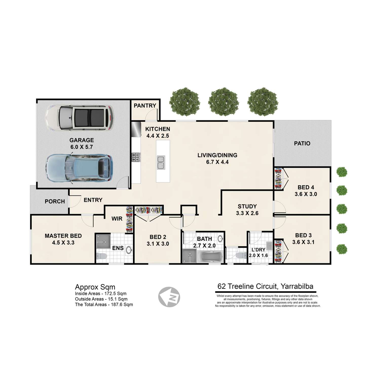 Floorplan of Homely house listing, 62 Treeline Circuit, Yarrabilba QLD 4207