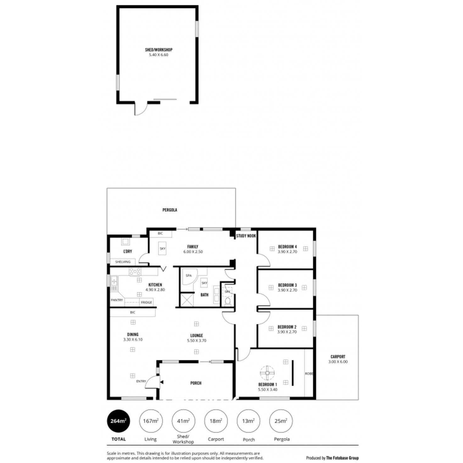 Floorplan of Homely house listing, 77 Warren Avenue, Blair Athol SA 5084