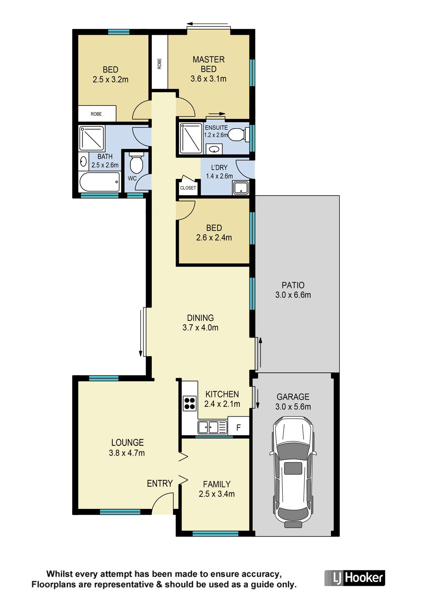 Floorplan of Homely house listing, 6 Violet Place, Wavell Heights QLD 4012