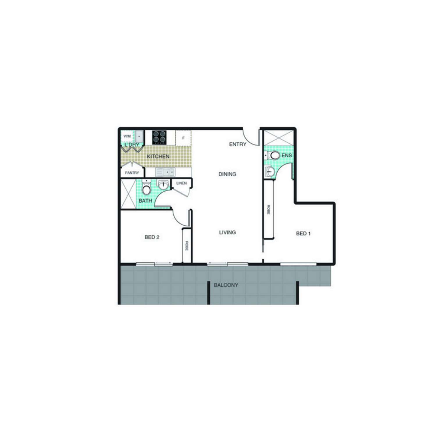 Floorplan of Homely apartment listing, 79/235 Flemington Road, Franklin ACT 2913