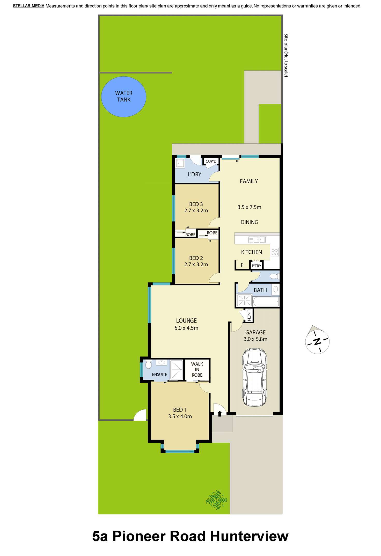 Floorplan of Homely semiDetached listing, 5A Pioneer Road, Singleton NSW 2330
