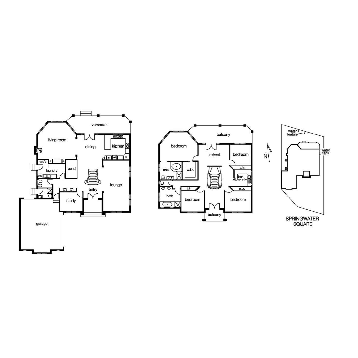 Floorplan of Homely house listing, 4 Springwater Square, Sanctuary Lakes VIC 3030