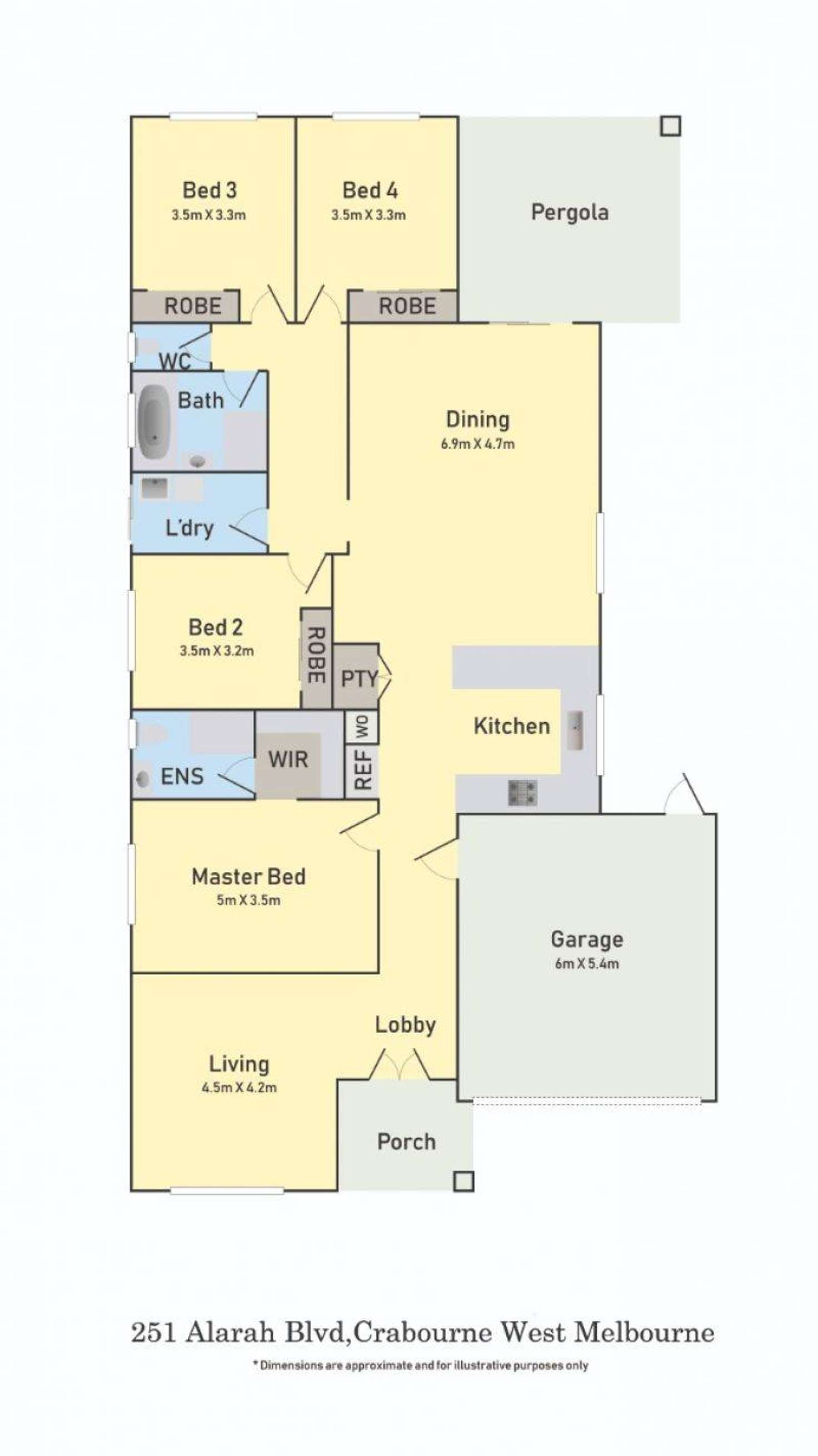 Floorplan of Homely house listing, 27 Allarah Boulevard, Cranbourne West VIC 3977