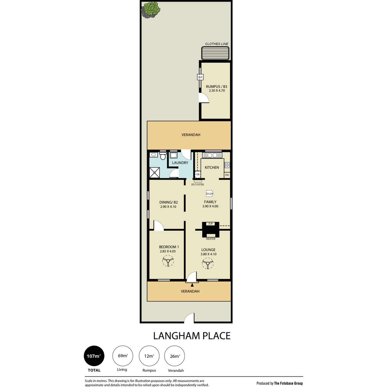 Floorplan of Homely house listing, 80 Langham Place, Port Adelaide SA 5015