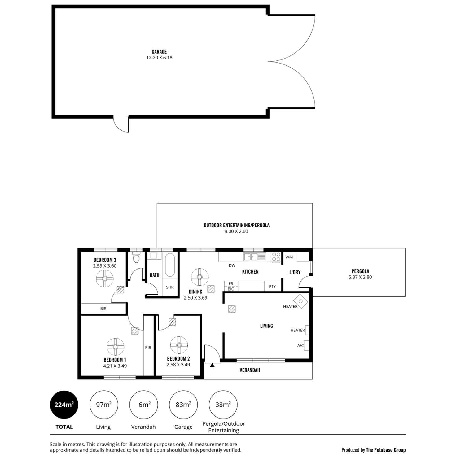 Floorplan of Homely house listing, 1 Carsten Crescent, Burton SA 5110