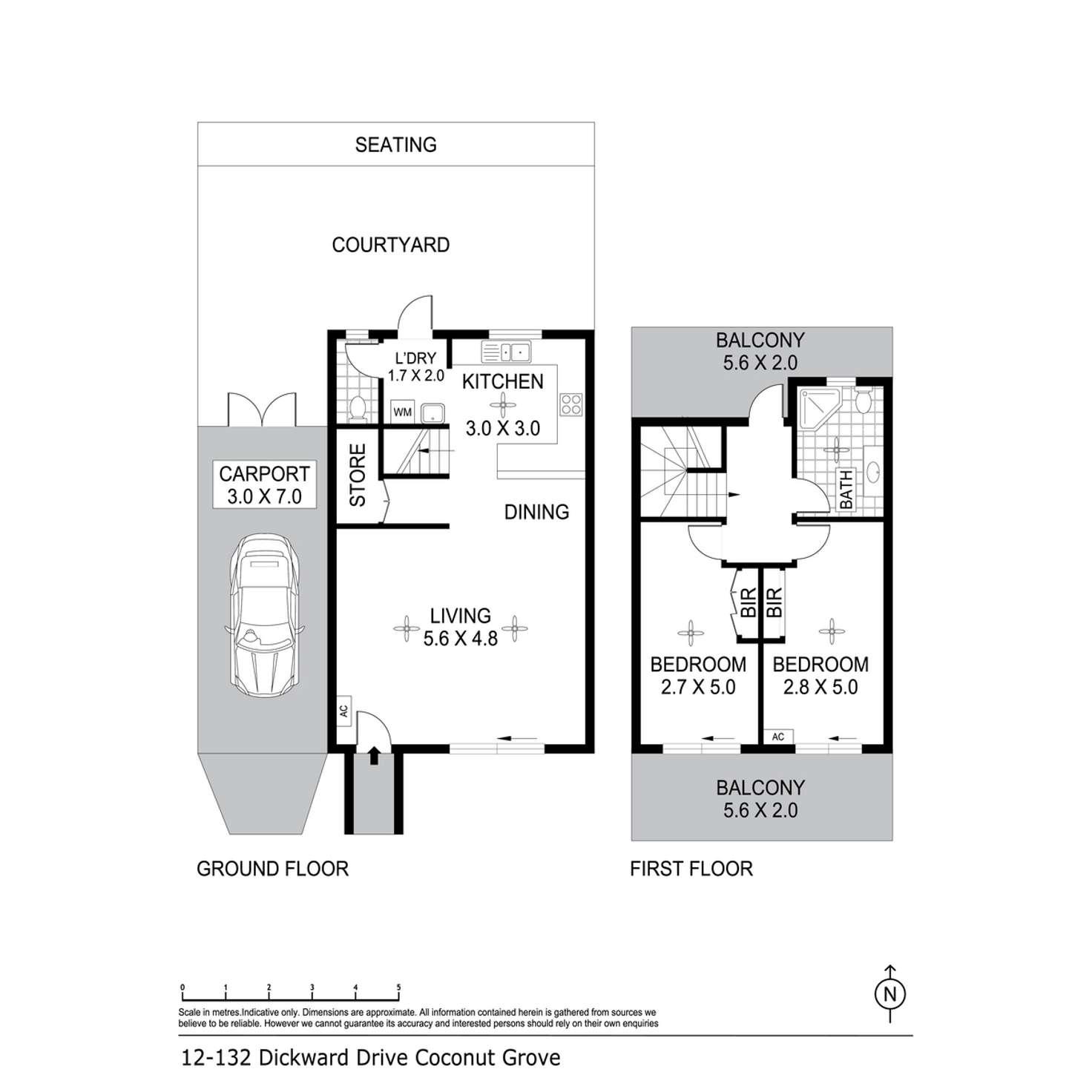 Floorplan of Homely unit listing, 12/132 Dick Ward Drive, Coconut Grove NT 810