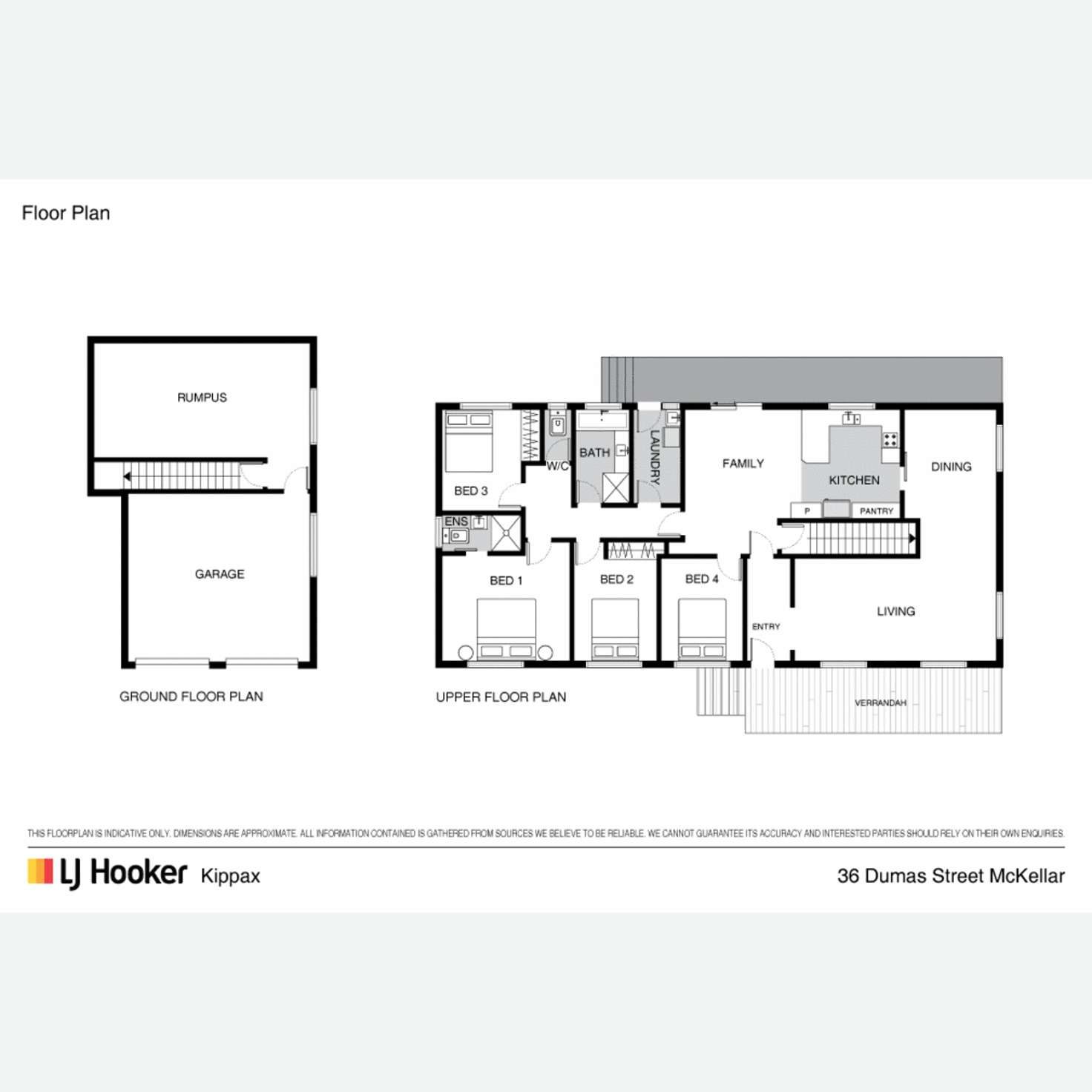 Floorplan of Homely house listing, 36 Dumas Street, Mckellar ACT 2617