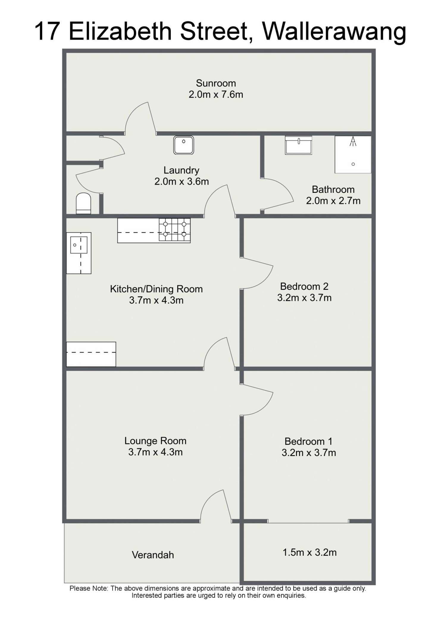 Floorplan of Homely house listing, 17 Elizabeth Street, Wallerawang NSW 2845