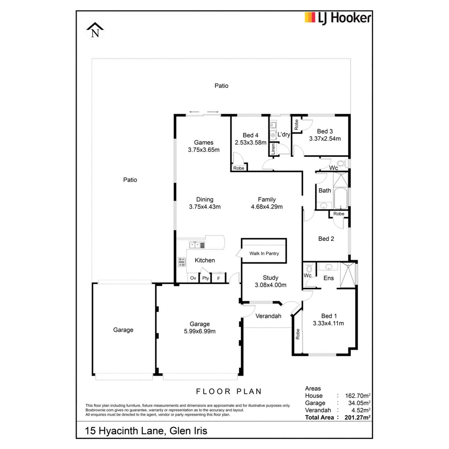 Floorplan of Homely house listing, 15 Hyacinth Lane, Glen Iris WA 6230
