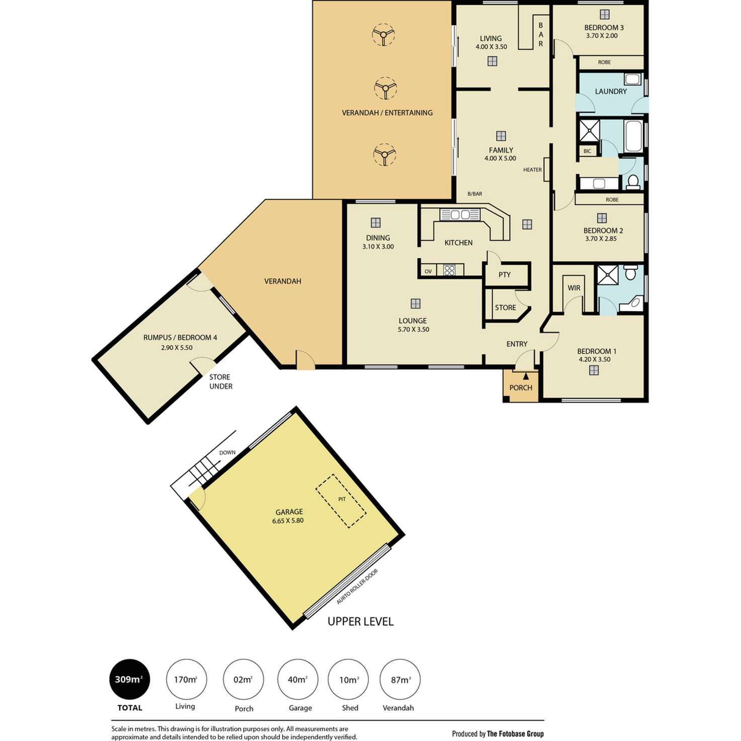 Floorplan of Homely house listing, 14 Prasad Court, Hillbank SA 5112