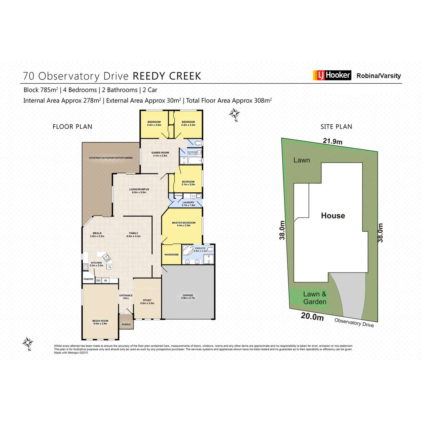 Floorplan of Homely house listing, 70 Observatory Drive, Reedy Creek QLD 4227