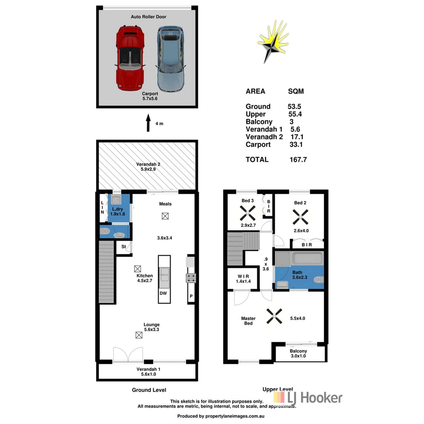 Floorplan of Homely townhouse listing, 43 Adamson Street, Blakeview SA 5114