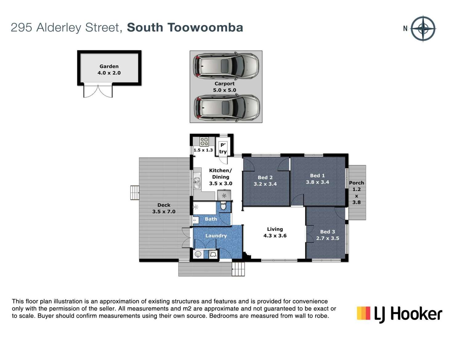 Floorplan of Homely house listing, 295 Alderley Street, South Toowoomba QLD 4350